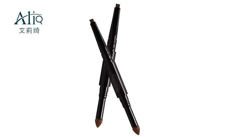 Dual-use eyebrow pencil processing of cosmetic OEM